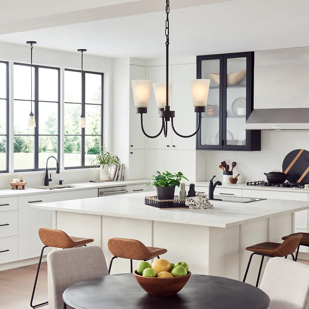 Erma 3 Light Chandelier