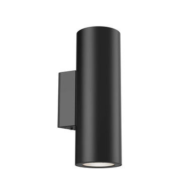 4in Round Wall Sconce, 120v, Triac - Black