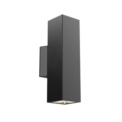 4in Square Wall Sconce, 120 - 347v, 0 - 10v Dim - Black