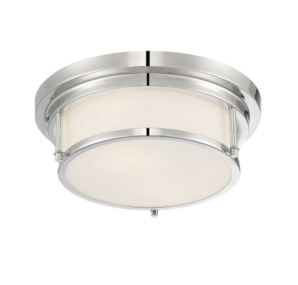 Meridian 2-Light Flush Mount ( 5 Finishes)