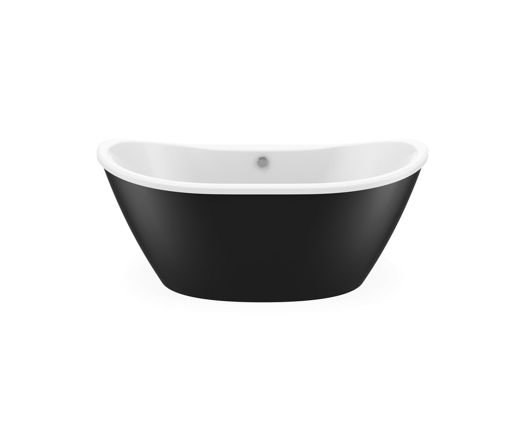 Delsia 6032 AcrylX Freestanding Center Drain Bathtub in White (4 Finishes)