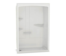 Load image into Gallery viewer, Allia Acrylic Alcove Center Drain One-Piece Shower in White
