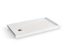 Load image into Gallery viewer, B3Square 6032 Acrylic Alcove Shower Base in White (2 Drain Options)
