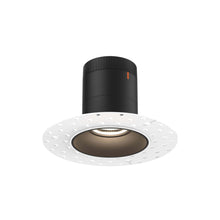 Load image into Gallery viewer, 3in Modular Downlight, 5CCT, 60 Degree Beam Angle, Regressed, Black, Trimless
