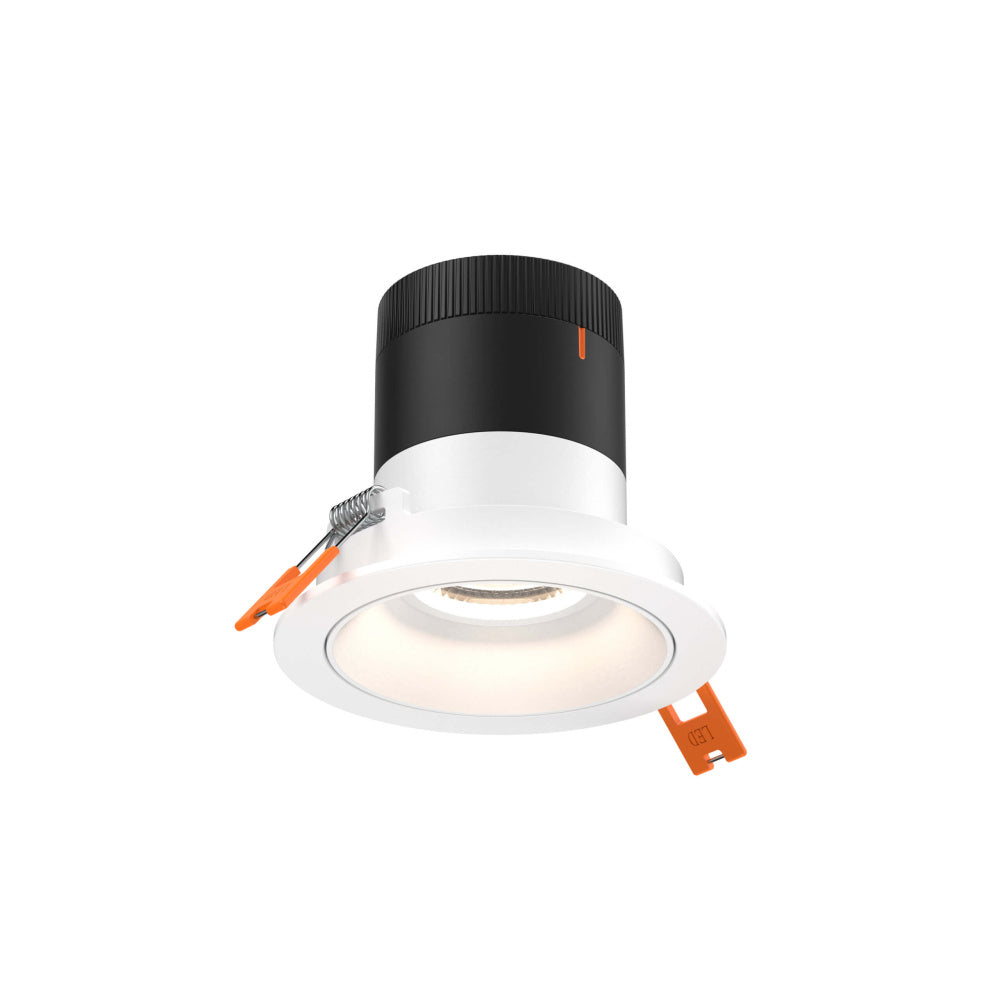 3in Modular Downlight, 5CCT, 35 Degree Beam Angle, Regressed, White, White Trim