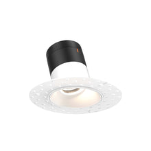 Load image into Gallery viewer, 3in Modular Downlight, 5CCT, 60 Degree Beam Angle, Slope Ceiling, White, Trimless
