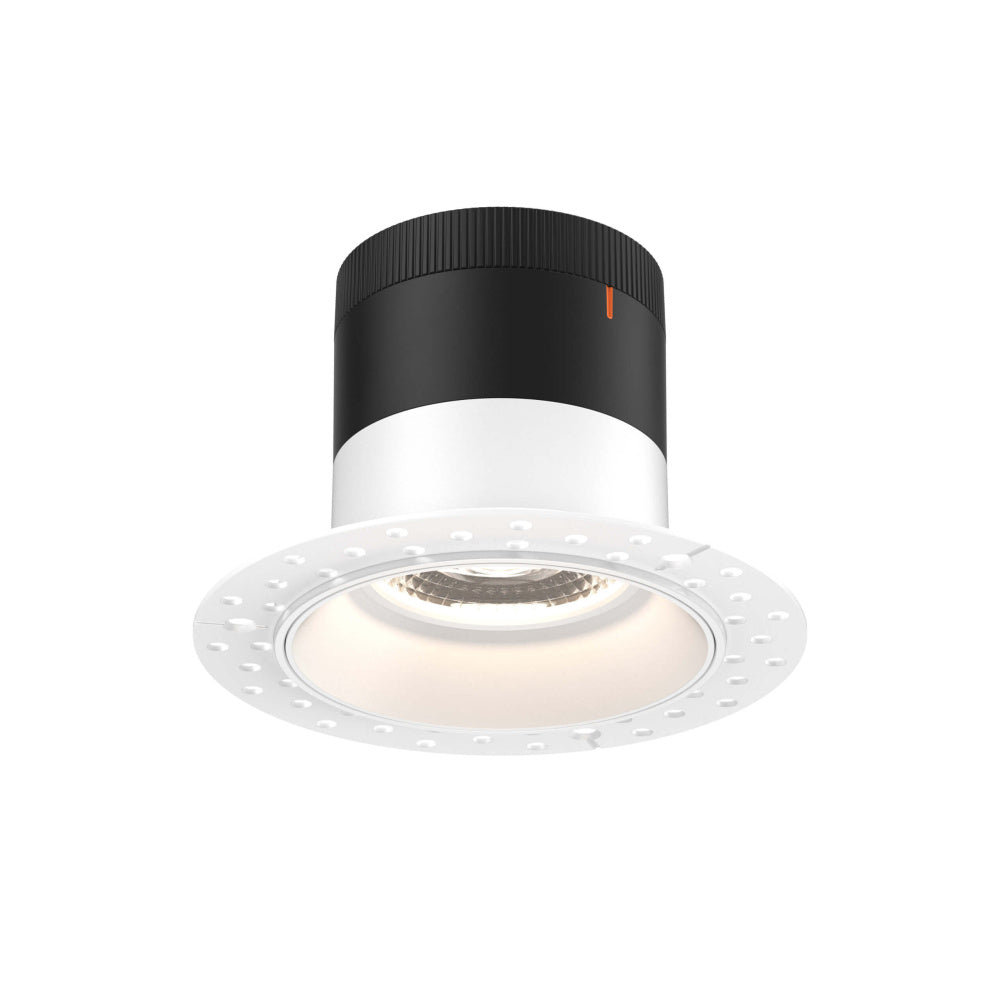 4in Modular Downlight, 5CCT, 20 Degree Beam Angle, Regressed, White, Trimless