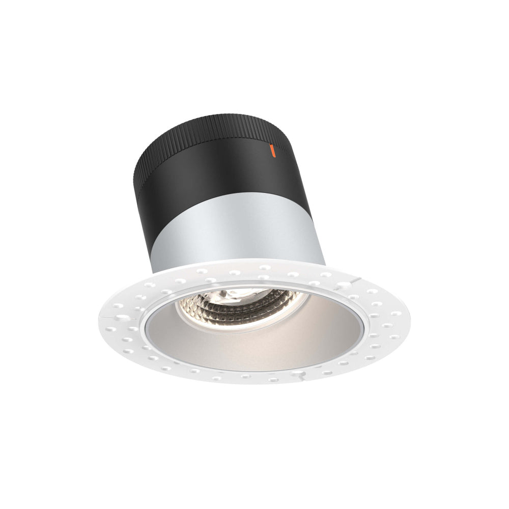 4in Modular Downlight, 5CCT, 20 Degree Beam Angle, Slope Ceiling, Alzak, Trimless