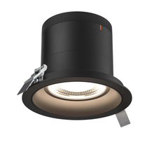 Load image into Gallery viewer, 6in Modular Downlight, 5CCT, 20 Degree Beam Angle, Regressed, Black, Black Trim
