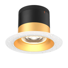 Load image into Gallery viewer, 6in Modular Downlight, 5CCT, 35 Degree Beam Angle, Regressed, Gold, Trimless
