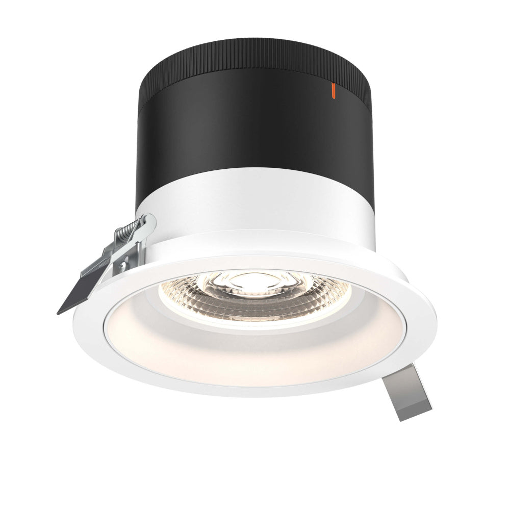 6in Modular Downlight, 5CCT, 60 Degree Beam Angle, Regressed, White, White Trim