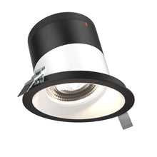 Load image into Gallery viewer, 6in Modular Downlight, 5CCT, 20 Degree Beam Angle, Slope Ceiling, White, Black Trim
