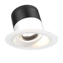 Load image into Gallery viewer, 6in Modular Downlight, 5CCT, 20 Degree Beam Angle, Slope Ceiling, White, Trimless
