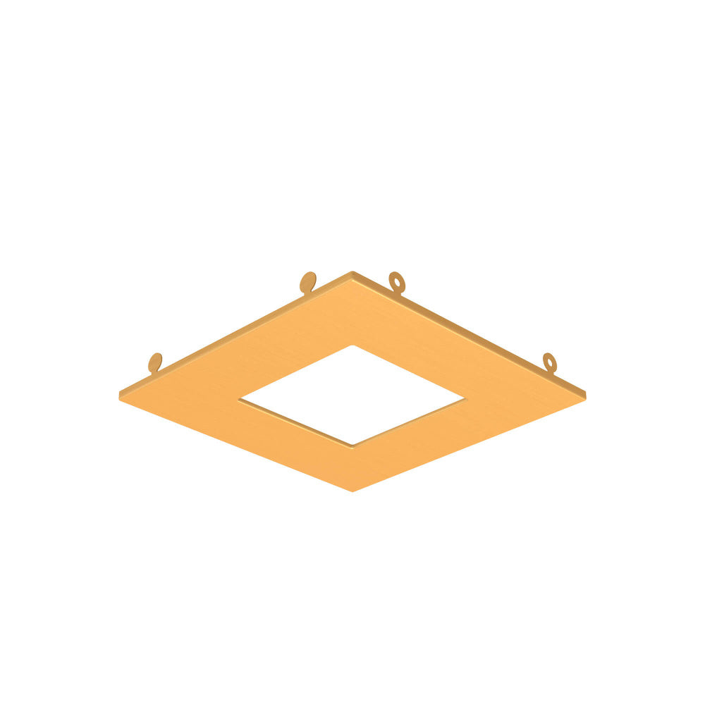 4in Trim Square, Gold