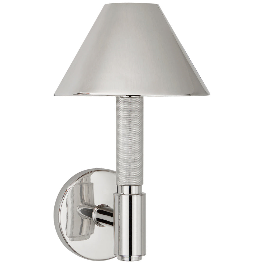 Barrett Small Single Knurled Sconce
