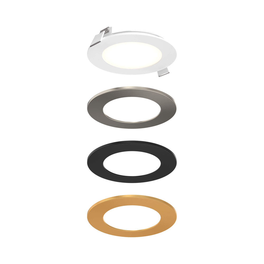 4 Inch Round LED Recessed Panel Light With Multi Trim