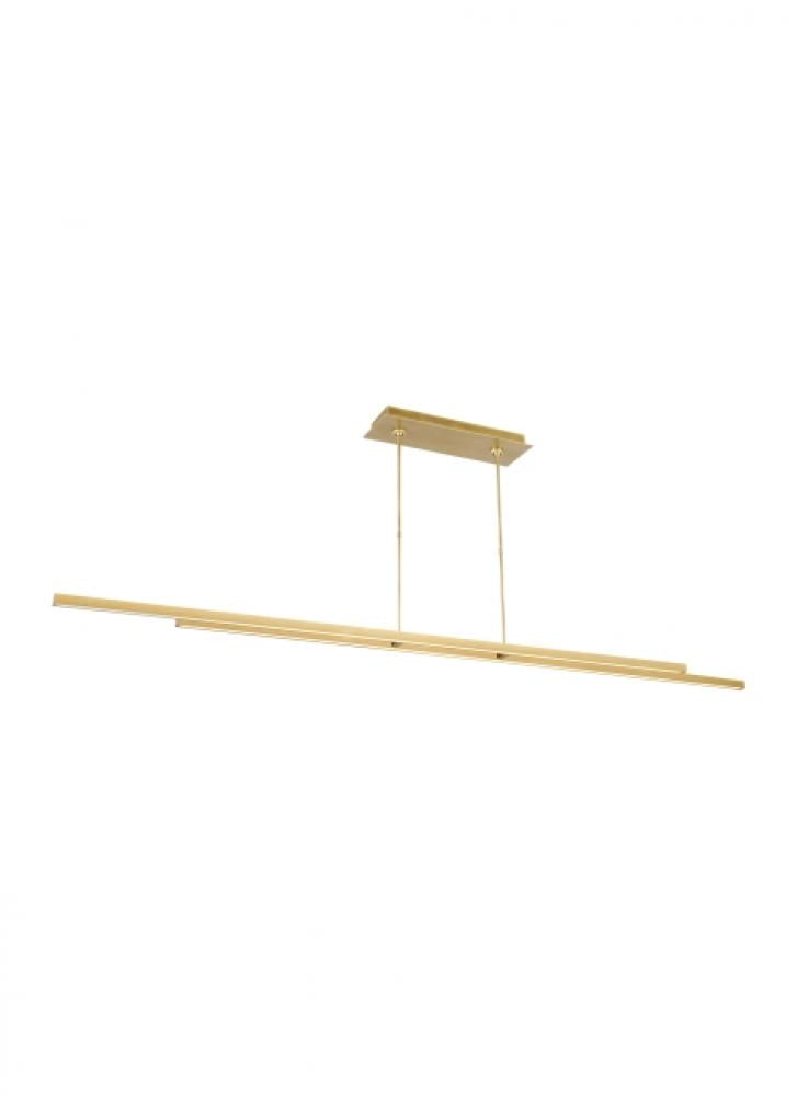 Chandeliers-Visual Comfort & Co. Modern Collection-700LSSTG284