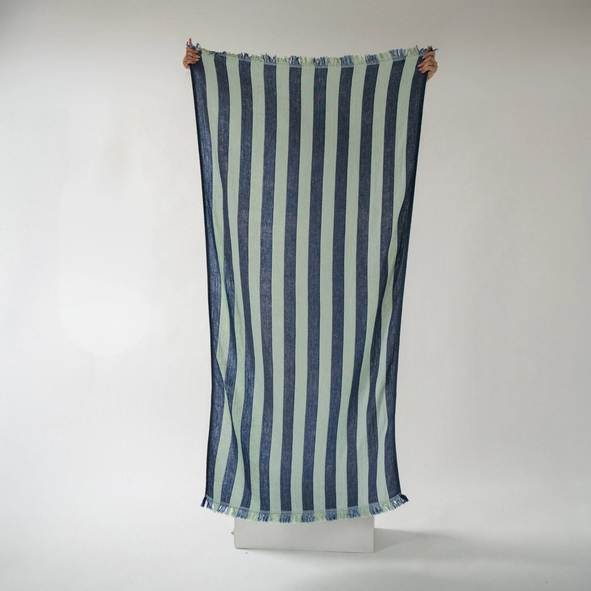 Towel - Monica Stripe - Lime Juice