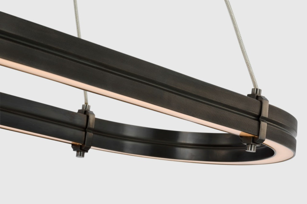 Paxton 54" Oval Linear Chandelier