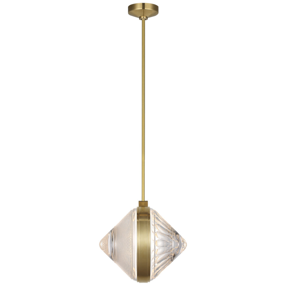 Copper Coast 15" Karo and Olive Cut Pendant