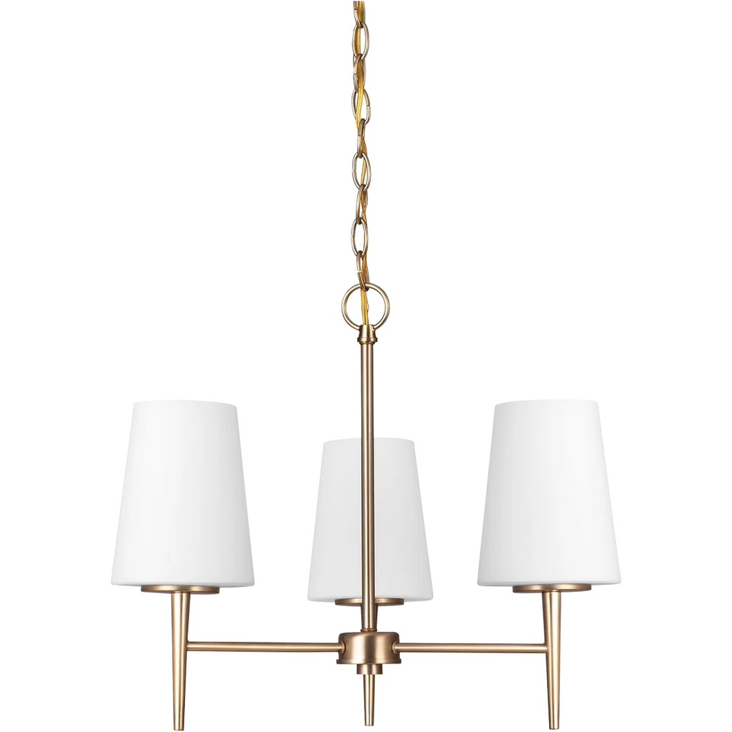 Driscoll 3 Light Chandelier (2 Finishes)