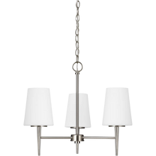 Load image into Gallery viewer, Driscoll 3 Light Chandelier (2 Finishes)
