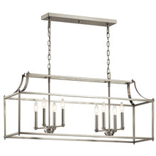 Load image into Gallery viewer, Morrigan 40&quot; Linear Chandelier (3 Finishes)
