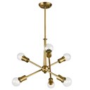 Load image into Gallery viewer, Armstrong 6 Light Chandelier (4 Finishes)
