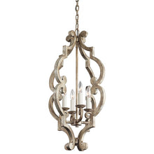 Load image into Gallery viewer, Hayman Bay Foyer Pendant in Distressed Antique White
