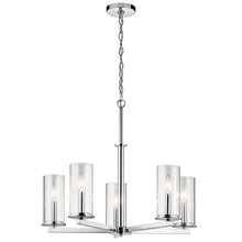 Load image into Gallery viewer, Crosby 5 Light Chandelier (4 Finishes)
