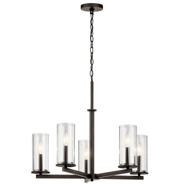 Crosby 5 Light Chandelier (4 Finishes)