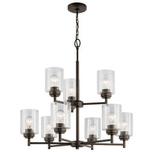 Load image into Gallery viewer, Winslow 9 Light Chandelier (3 Finishes)
