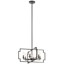 Load image into Gallery viewer, Downtown Deco Convertible Chandelier (2 Finishes)
