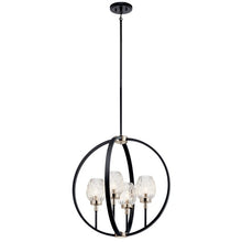 Load image into Gallery viewer, Moyra 24&quot; Pendant in Black
