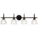 Load image into Gallery viewer, Avery 4 Light Vanity Light (3 Finishes)
