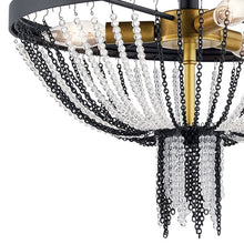 Load image into Gallery viewer, Alexia Semi Flush in Textured Black
