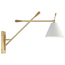 Load image into Gallery viewer, Finnick Wall Sconce in  Champagne Gold
