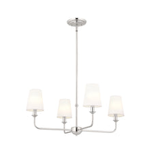Load image into Gallery viewer, Pallas 25&quot; 4 Light Chandelier (Available in 3 Finishes)
