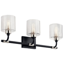 Load image into Gallery viewer, Harvan Vanity Light with Clear Ribbed Glass (2 Finishes)
