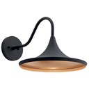 Load image into Gallery viewer, Elias Exterior LED 11.5&quot; Wall Sconce in Textured Black
