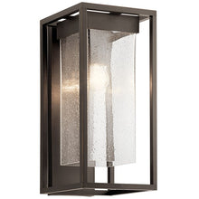 Load image into Gallery viewer, Mercer 20&quot; Wall Light Clear Seeded Glass (2 Finishes)
