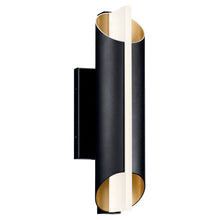 Load image into Gallery viewer, Astalis LED Wall Sconce in Textured Black  (3 Sizes)
