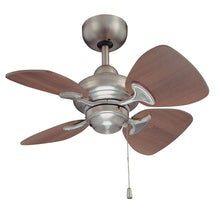 Load image into Gallery viewer, Aires 24&quot; Satin Nickel Ceiling Fan
