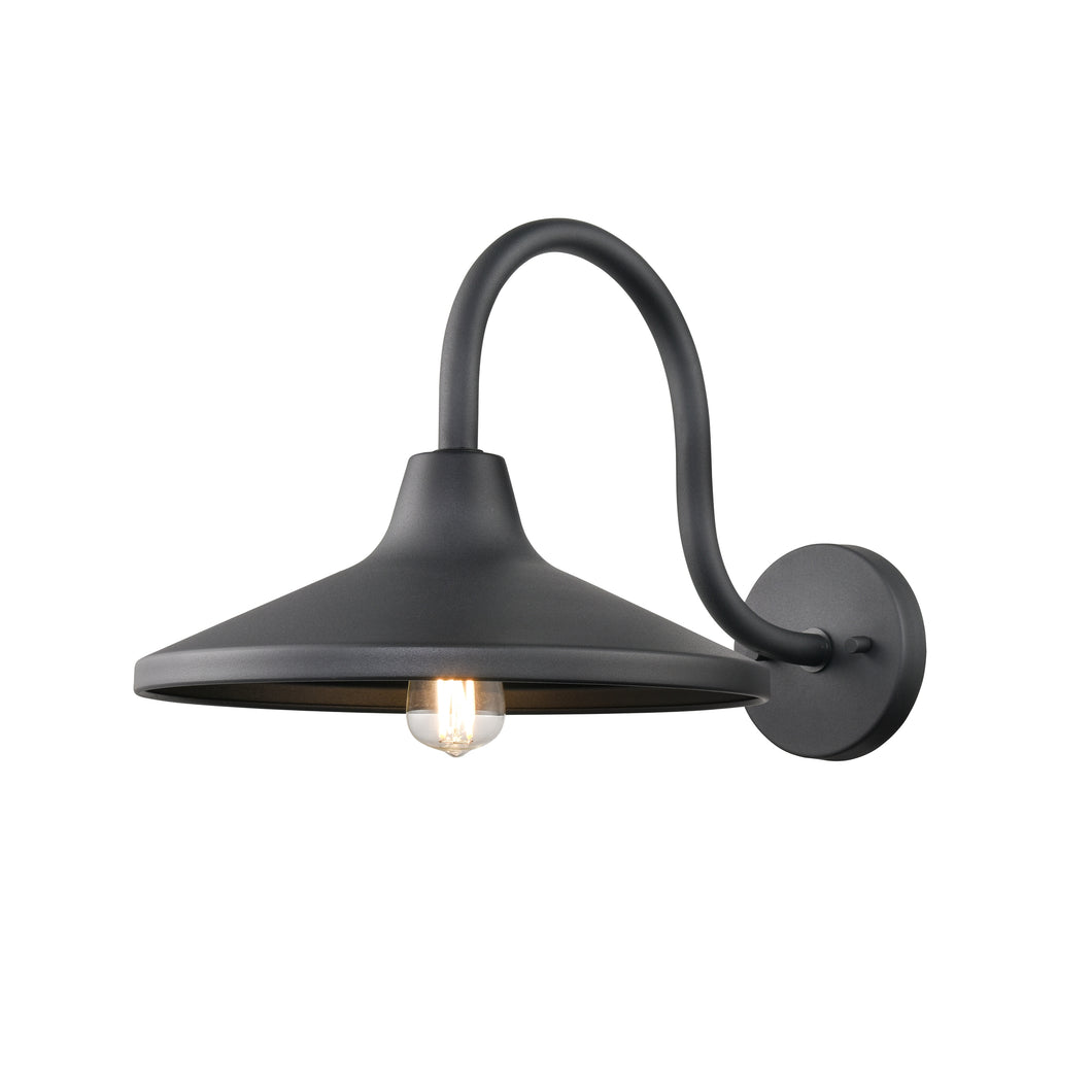 Somerset Exterior Wall Sconce in Black
