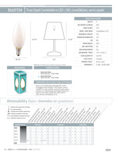 Load image into Gallery viewer, E12/CT24- &quot;Opal&quot; Candelabra LED
