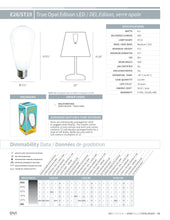 Load image into Gallery viewer, E26/ST19- Opal &quot;Edison&quot; LED Bulb
