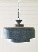 Load image into Gallery viewer, Haymarket Large Pendant (Weathered Galvanized)
