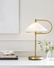 Load image into Gallery viewer, Gesture Table Lamp (Burnished Brass)
