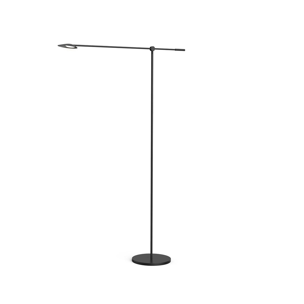 Rotaire LED Floor Lamp in Black