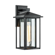 Load image into Gallery viewer, Caldwell Exterior Sconce in Matte Black (2 Sizes)
